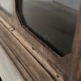 Antique wooden wall display cabinet