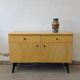 Clear buffet with 2 doors