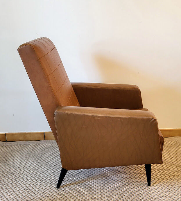 Vintage skai armchair