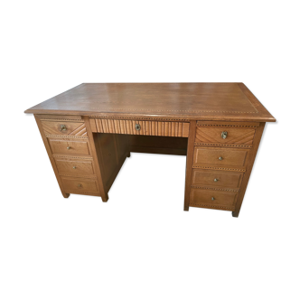 Bureau ministre en chêne
