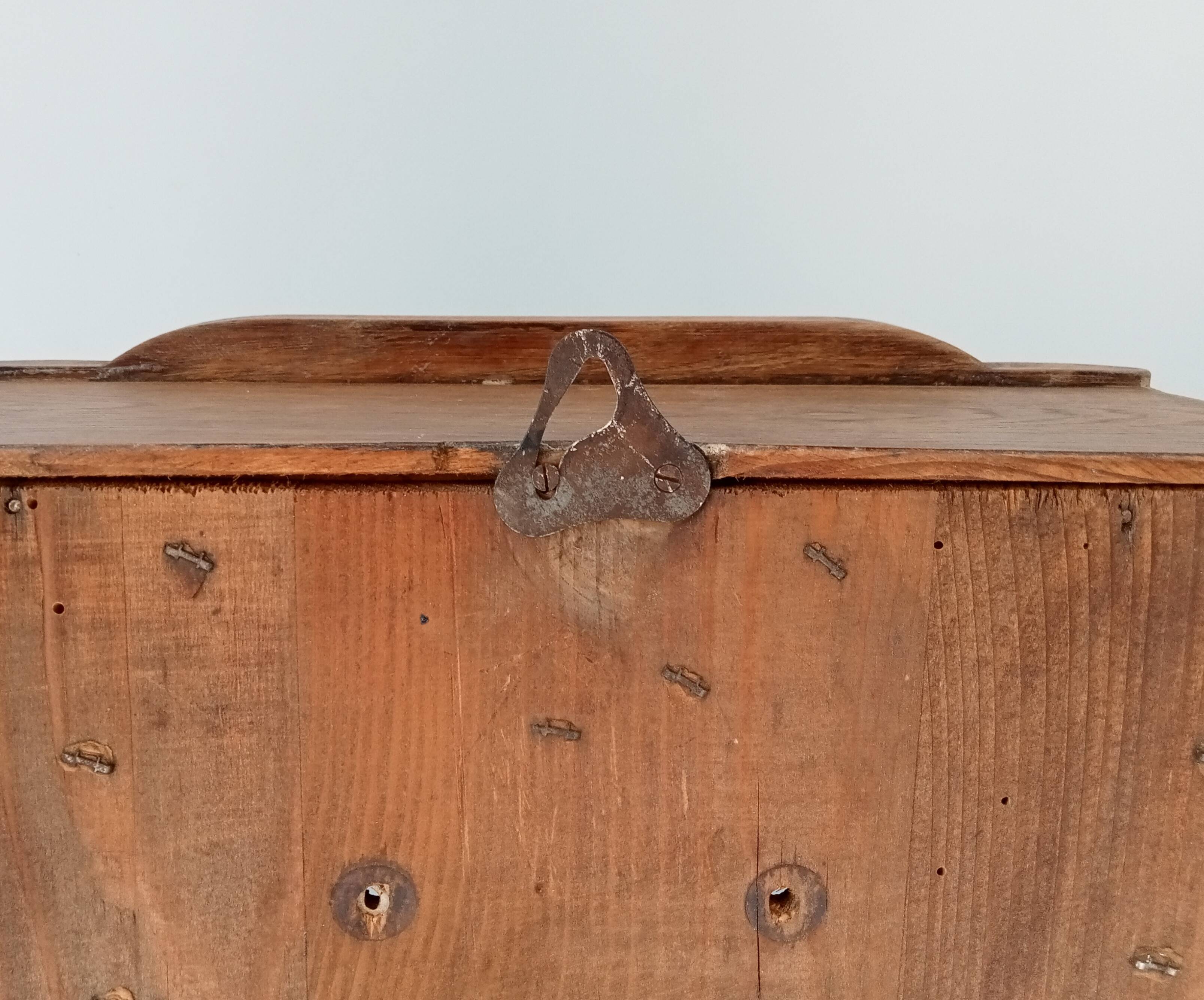 Vintage medicine cabinet in walnut 40/50s