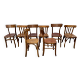 8 chaises bistrot anciennes