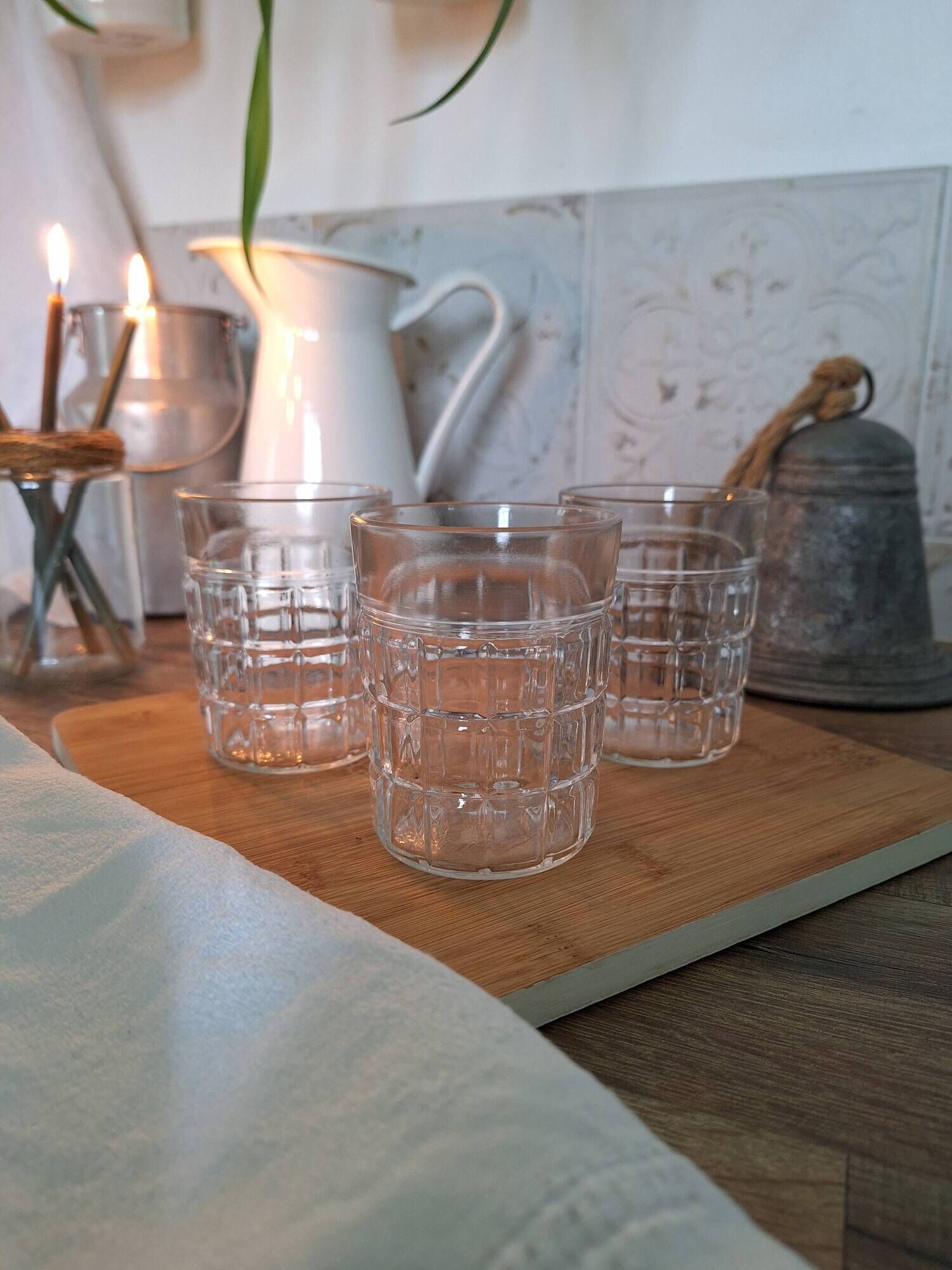 Water glasses or whisky glasses