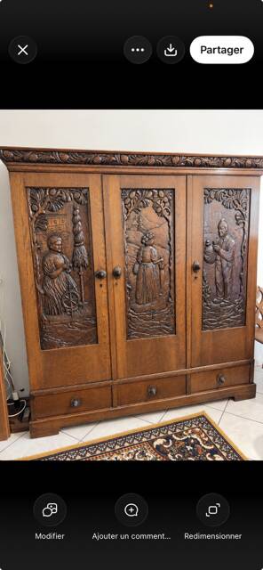 Armoire Forêt Noire 3 portes