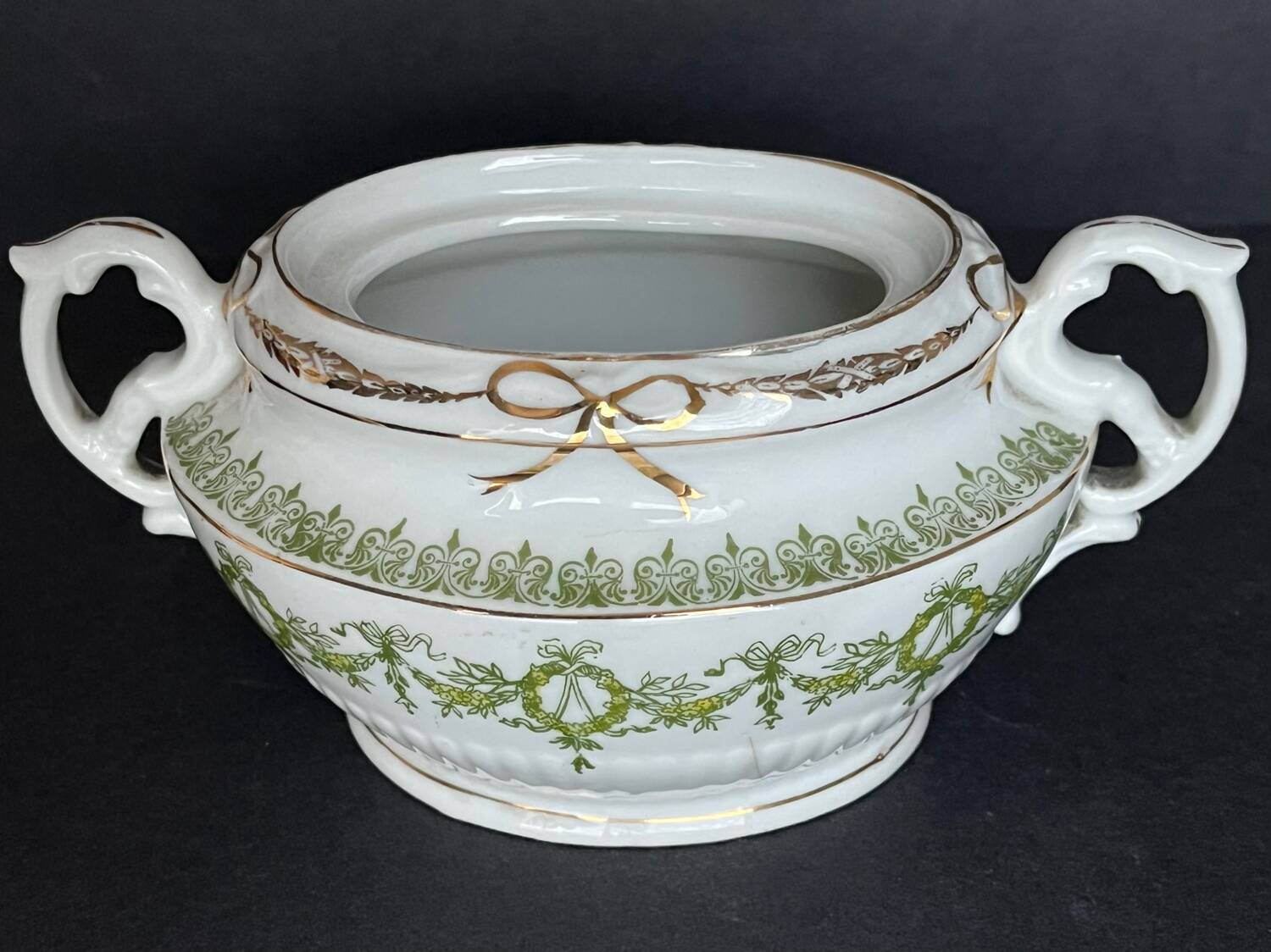 Porcelain sugar bowl