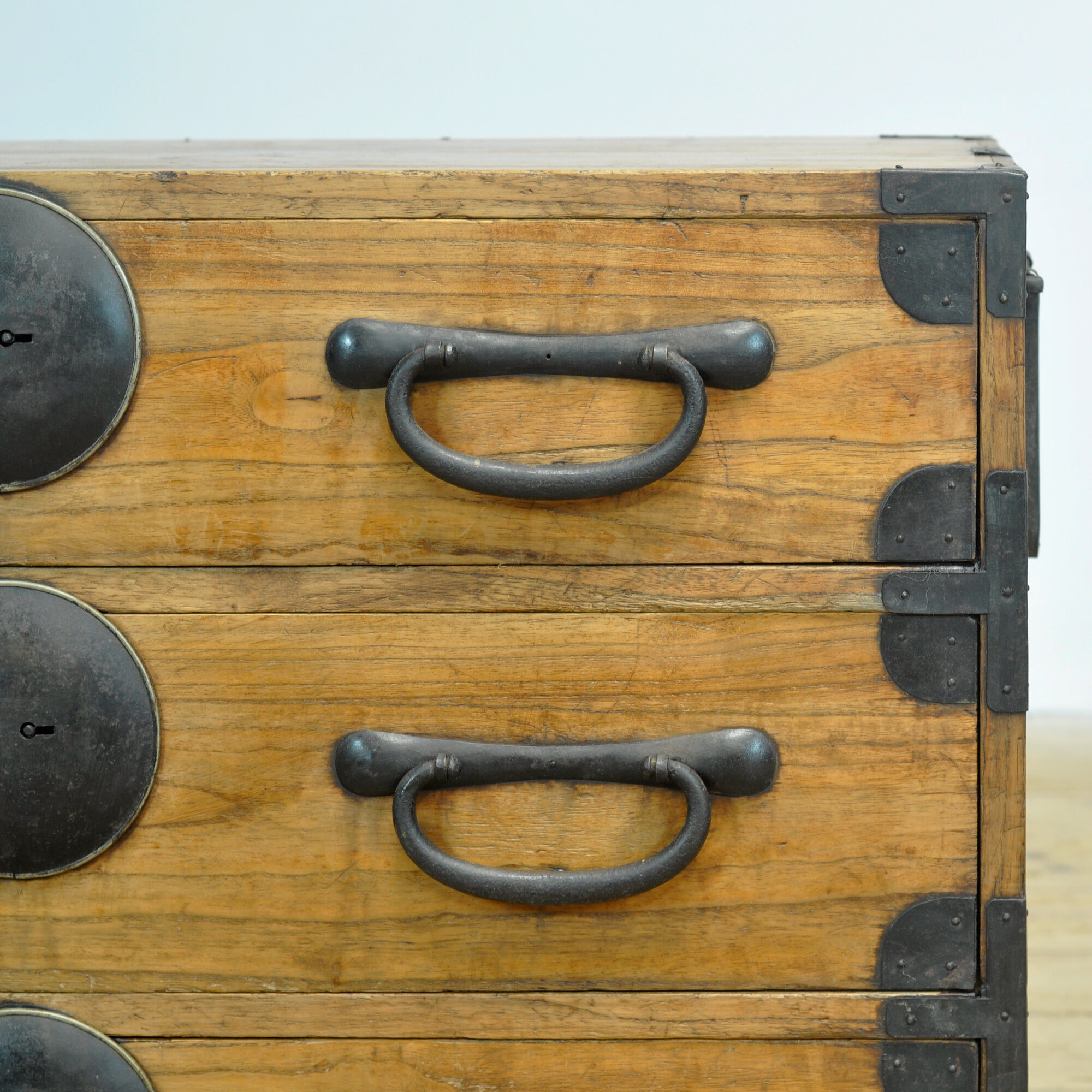 Japanese Tansu chest of drawers, circa 1870