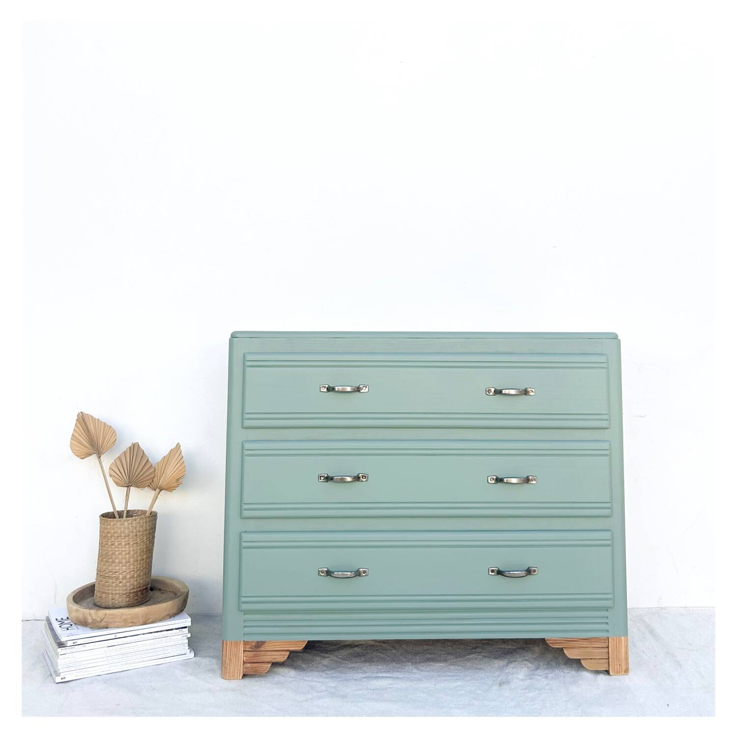 Commode vintage rénovée