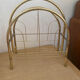 Mid-Century Brass Magazine Rack