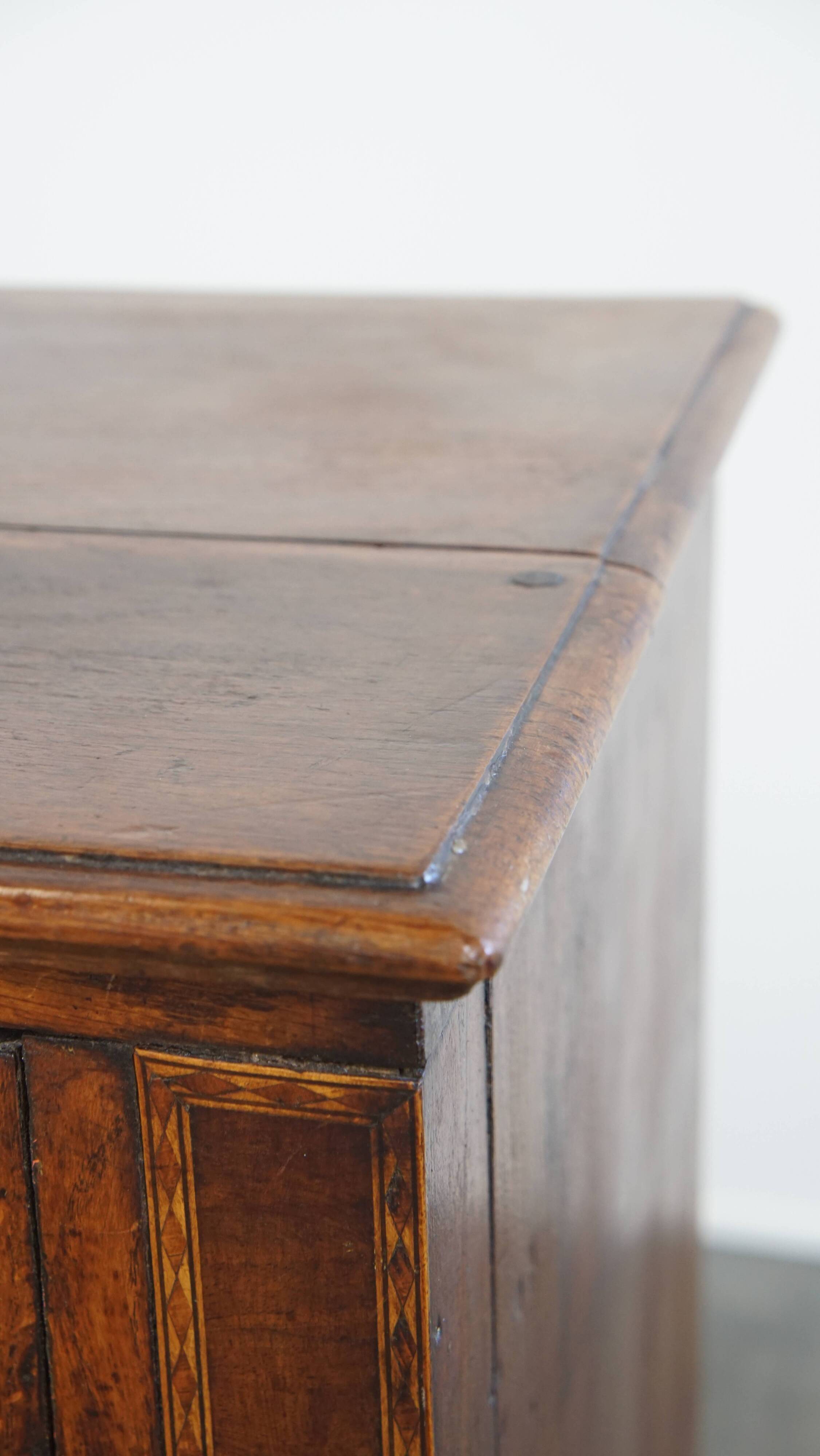 18th-Century Antique English 2-Door Cabinet