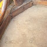 Pair of curved wood bistro chairs