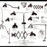 LAMP ANCIENNE KAISER IDELL 6614 dating from 1940