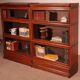 Globe Wernicke oak bookcase pair circa 1900