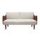 Canapé beige, design danois, années 1970, production : Danemark