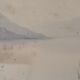 Pastel landscape signed ambroise 1914
