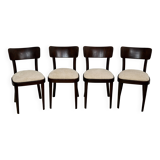 Set of four chairs TON Czechoslovakia 1960s