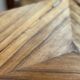 Old foldable board game table