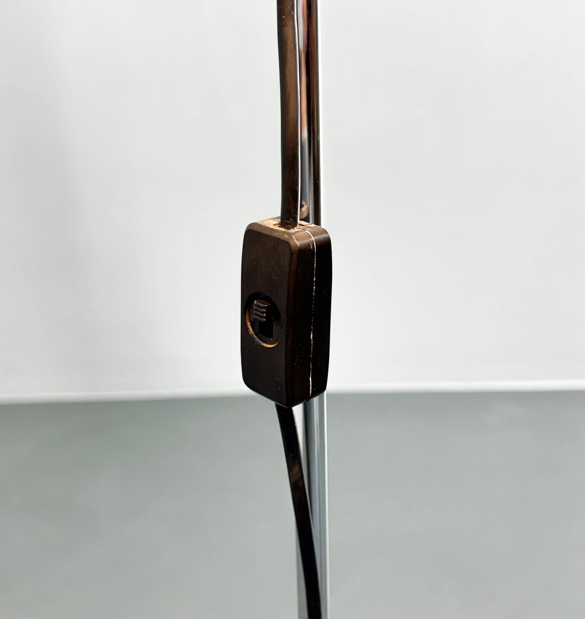 Lampadaire moderne réglable en chrome du milieu du siècle, Allemagne