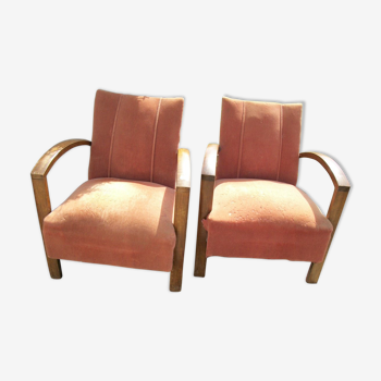 Pair of chairs, 30/40