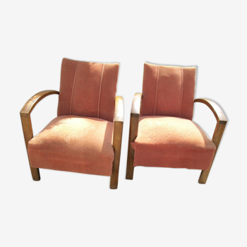 Paire de fauteuils, 30/40