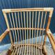 Fauteuil bambou et rotin vintage années 60