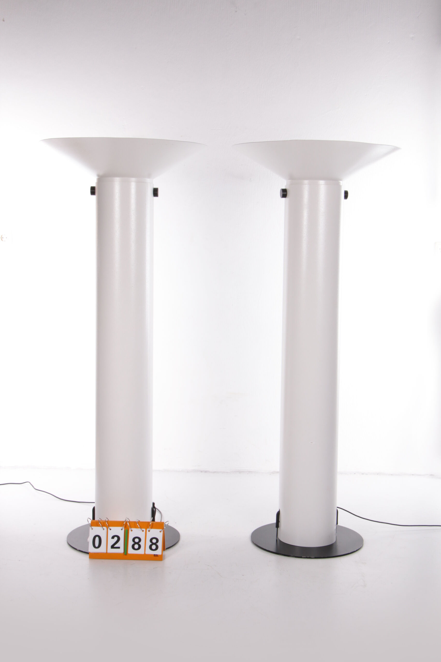 Set of 2 floor lamps, 1960 italy