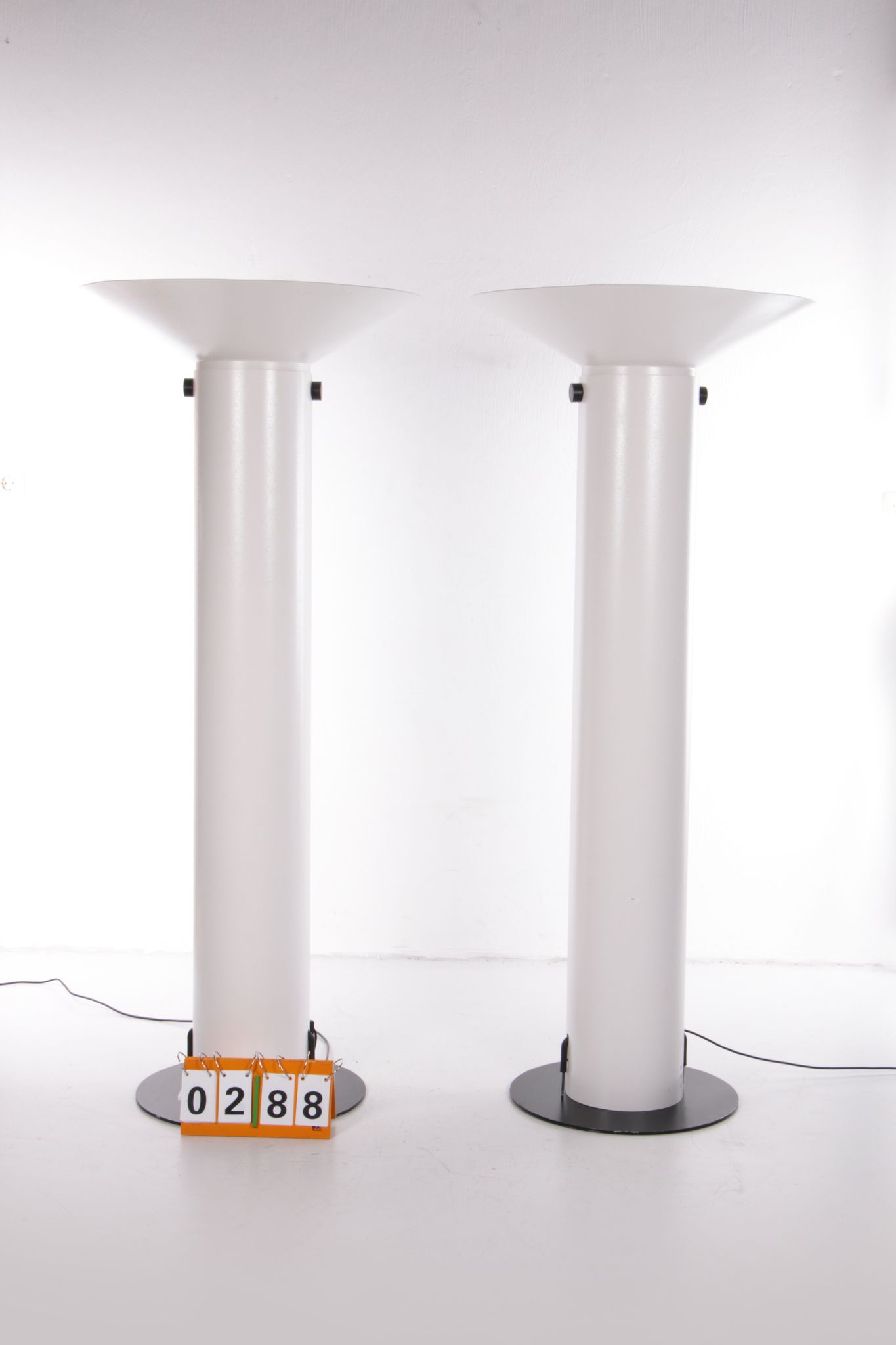 Set of 2 floor lamps, 1960 italy