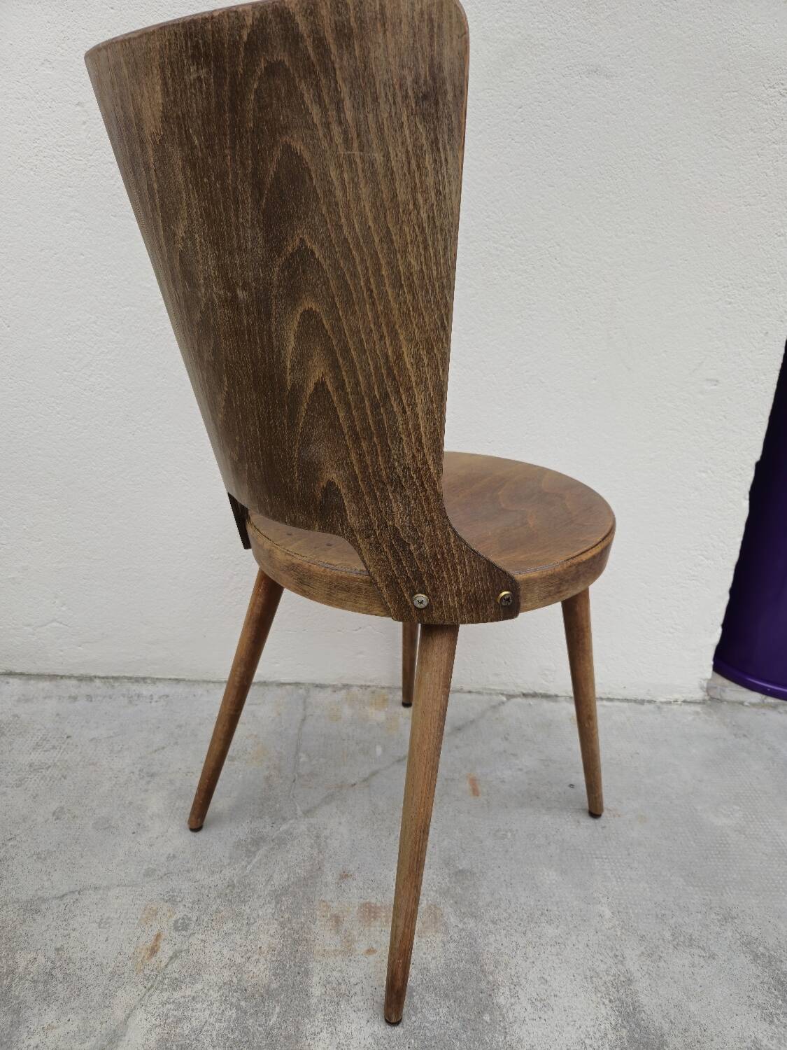 Baumann "Dove" bistro chair, vintage 1950s