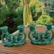 Candle holders year 50/60 ceramic