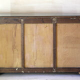 1930s walnut credenza in art deco style