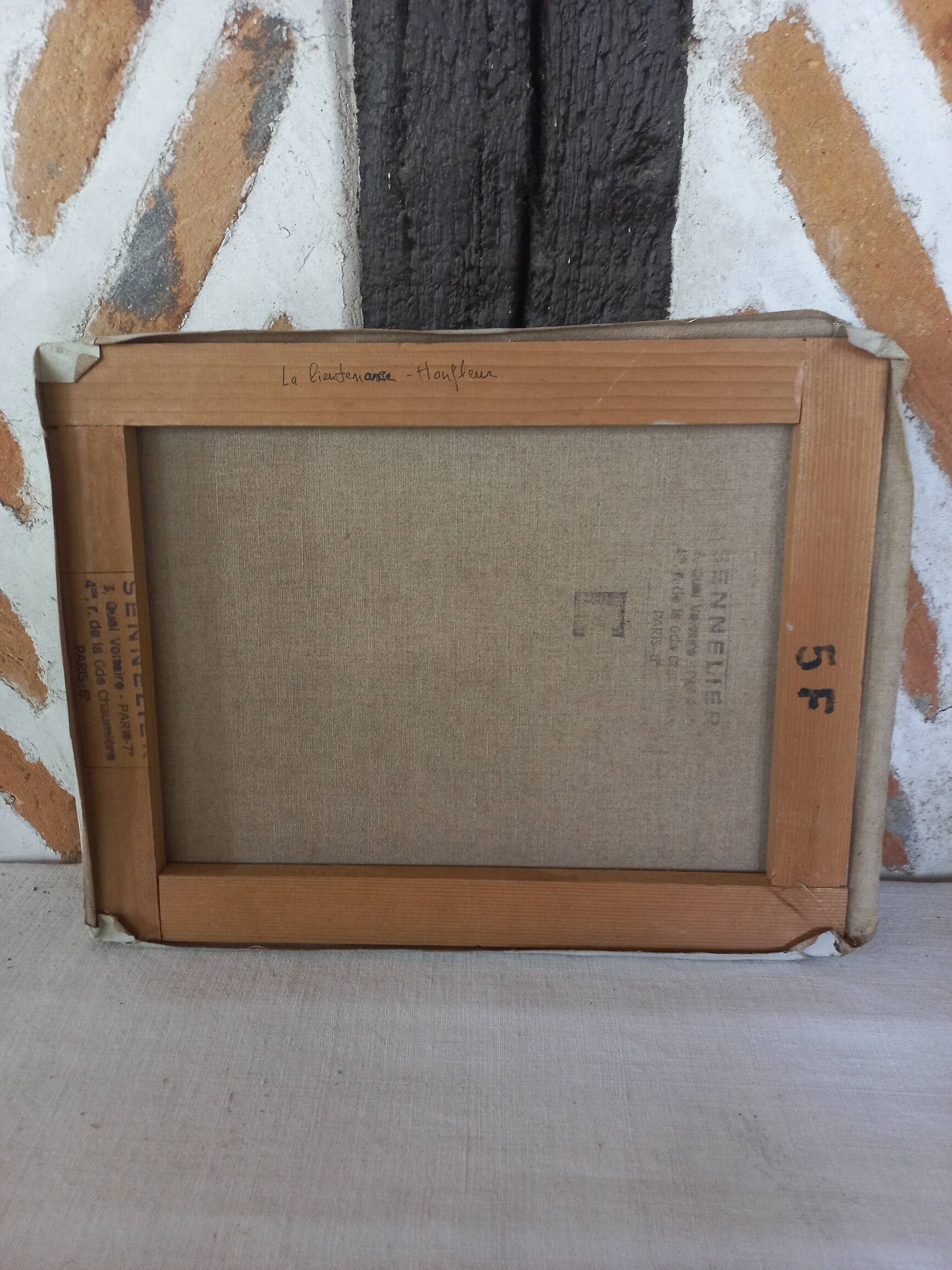 Oil on canvas Honfleur