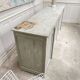 Enfilade vintage patine gris clair