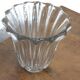 Molded crystal vase Pierre d'Avesn (Pierre Girre) 1940s