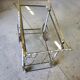 Brass and glass aluminium roller service 1960