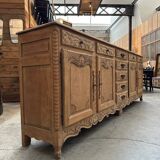 Huge mid-20th century sideboard in solid oak