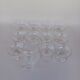 12 Val Saint Lambert crystal champagne glasses. Plain Bell Foot Service. Late 19th century.