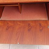 Scandinavian vintage teak TV bar cabinet