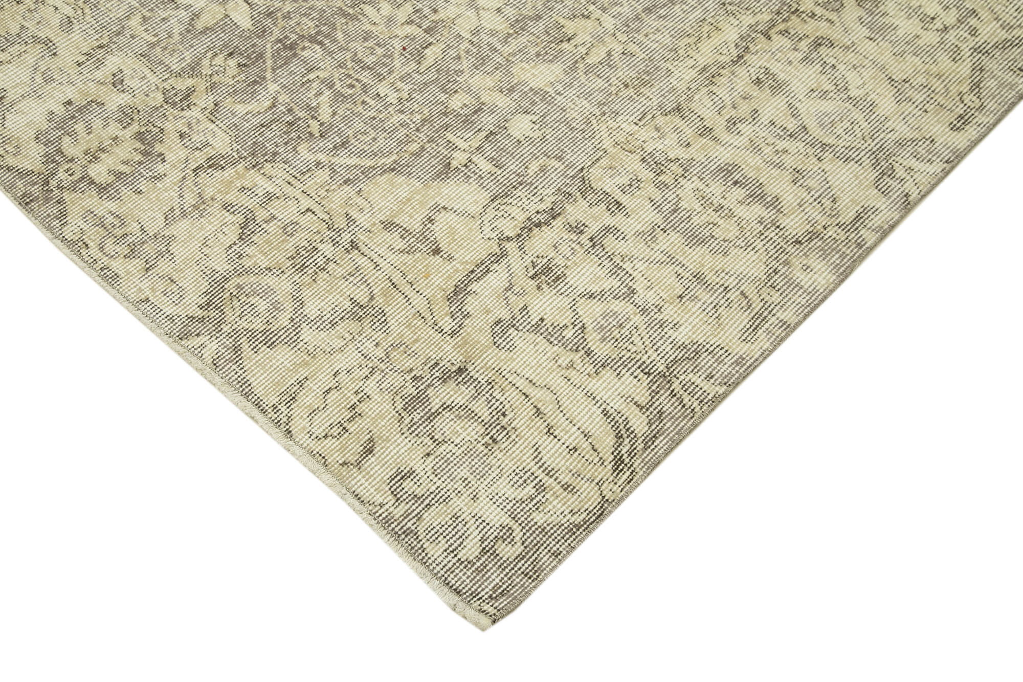 Handwoven Antique Anatolian Beige Rug 193 cm x 298 cm - 38951