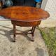 Antique bouillotte table with a foldable top, Louis-Philippe style.