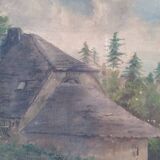 Oil on canvas landscape