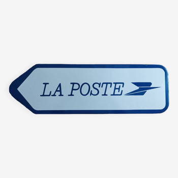 Enameled plaque “La Poste”