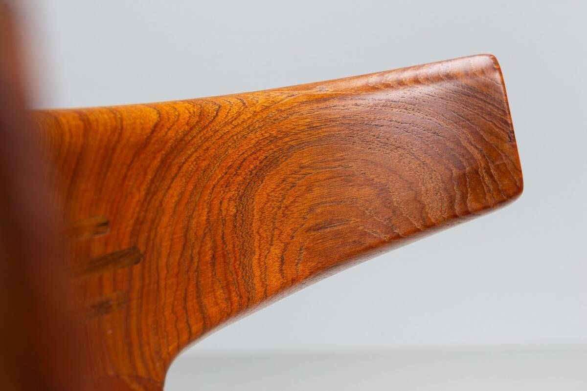 Erik Andersen & Palle Pedersen T-chair model 68 in teak Randers Denmark 1960