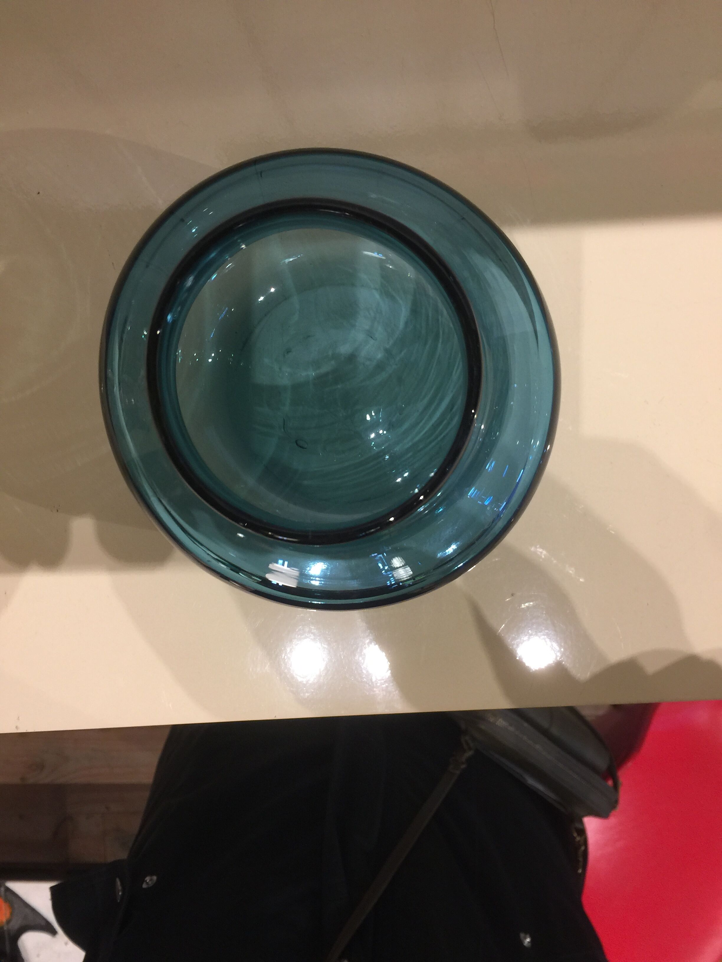 Claude Morin sky blue vase