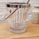 Seau à glace verre ciselé