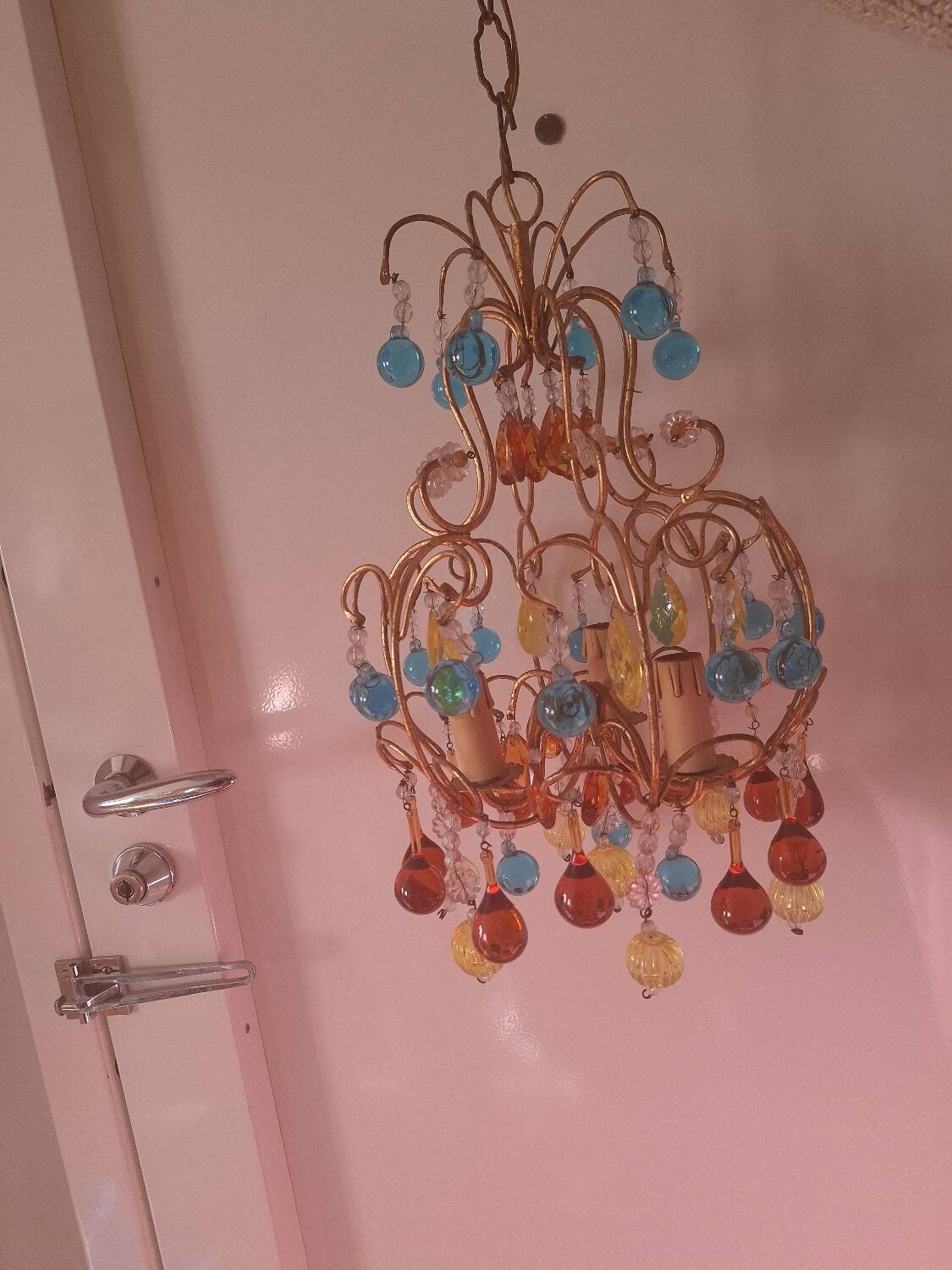 Vintage crystal chandelier