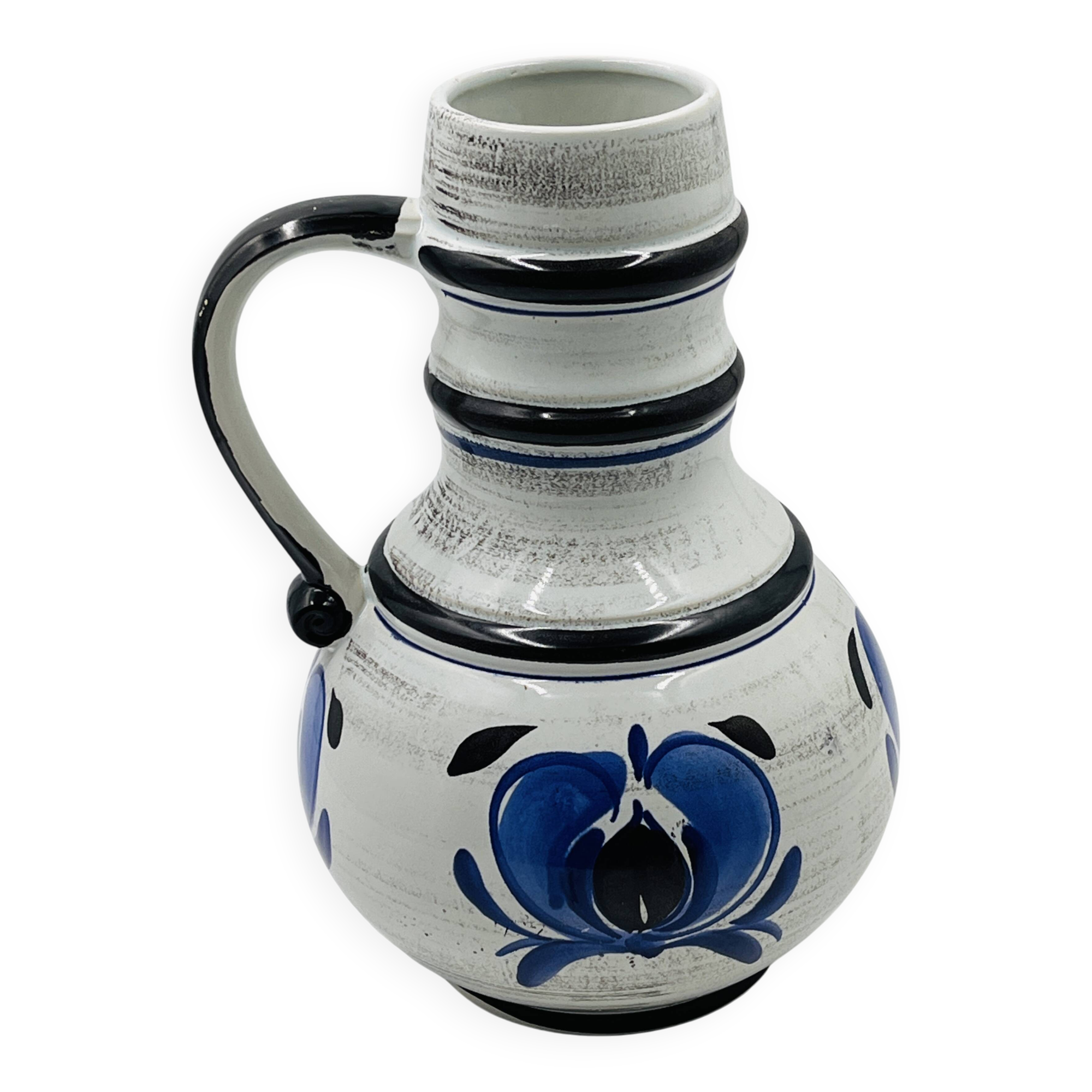 West German vase with handle