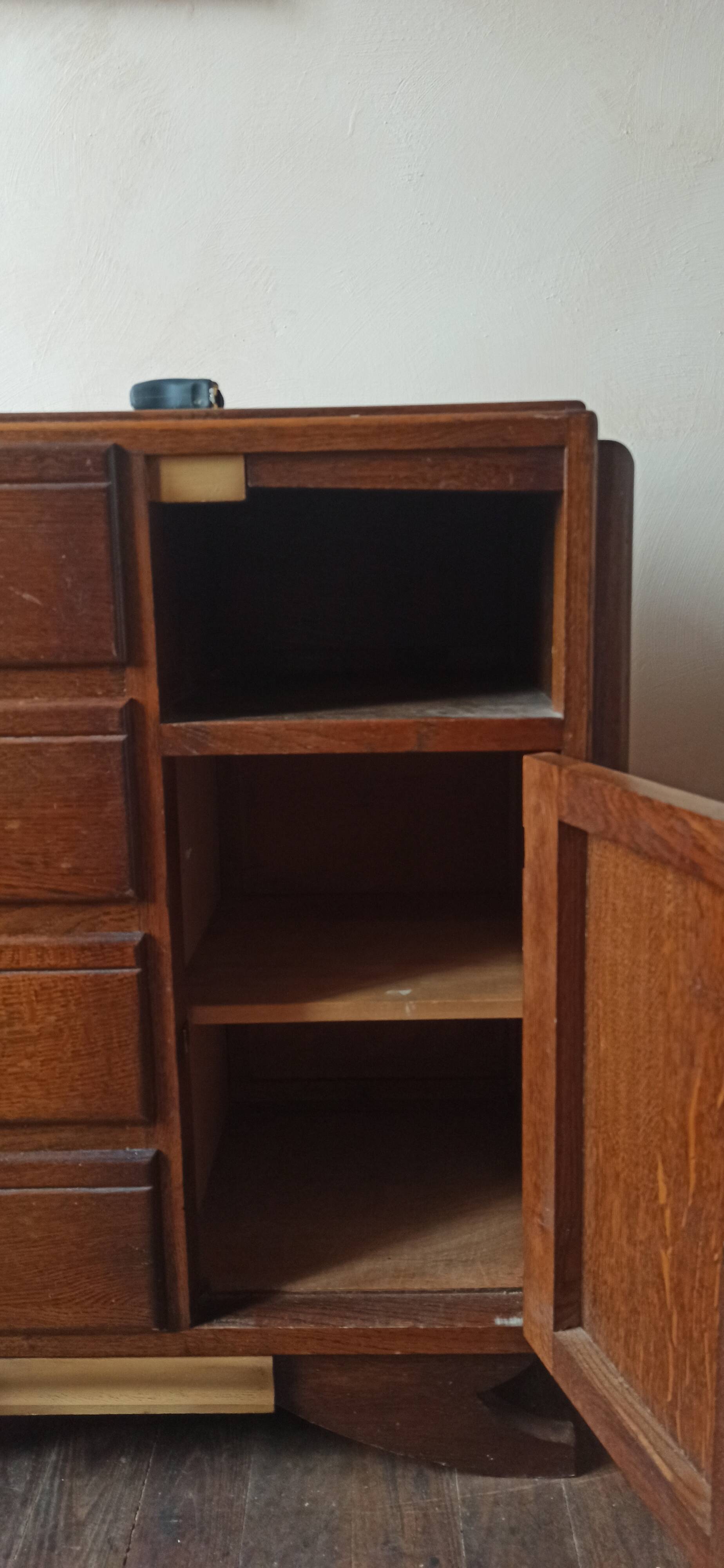 Chest of drawers, chiffonier 5 drawers in solid wood