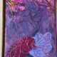 Abstract painting signed Bernard Ledain (1944-2024), mixed media on