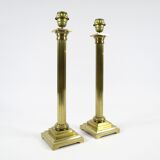 Set of 2 Belgian neoclassic table lamps, 1970s