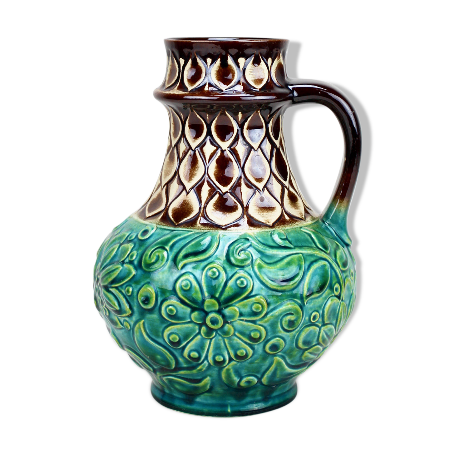 Mid Century ceramic vase, Bay 87-30, westgerman pottery