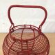 Panier à œufs rouge